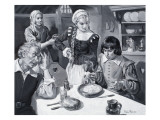 A Large Helping of Baked Turnips Usually Discouraged an Unwanted Suitor Giclee Print by Paul Rainer