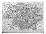 Antiquae Urbis Perfecta Imago, Map of Rome, C.1600 Giclee-trykk av Ambrogio Brambilla Antiquae Urbis Perfecta Imago, Map of Rome, C.1600 Giclee-trykk av Ambrogio Brambilla