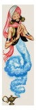 Genie Emerging from His Lamp, Illustration from 'Aladdin and His Wonderful Lamp' reproduction procédé giclée par Mcbride 