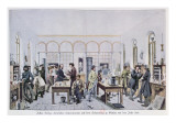 View of the Chemistry Laboratory of Baron Justus Von Liebig Giclee Print by Carl Friedrich Wilhelm Trautschold