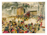 Samaria, Fortress City of Israel, Falling to the Assyrians Giclee Print by Don Lawrence