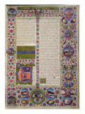 Fol.44R Opening Words of Leviticus, from the Borso D'Este Bible. Vol 1 Giclée-tryk af Italian School Fol.44R Opening Words of Leviticus, from the Borso D'Este Bible. Vol 1 Giclée-tryk af Italian School