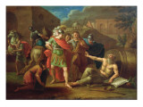 Alexander the Great Visits Diogenes at Corinth, 1787 Giclee Print by Ivan Philippovich Tupylev
