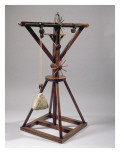 Reconstruction of Da Vinci's Design for a Slewing Crane reproduction procédé giclée par Leonardo da Vinci 