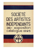 Catalogue for the 36th Salon Des Independants in Paris, 1925 Giclee Print