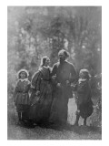 Alfred, Lord Tennyson with His Wife Emily and Two Sons, Hallam and Lionel, C.1862 reproduction procédé giclée par Oscar Gustav Rejlander