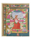 Historiated Initial Letter 'E' with a Kneeling Figure of King David, C. 1482-83 Giclee Print by Giovanni Gadio