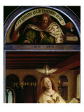 The Ghent Altarpiece: the Prophet Micah and the Virgin Annunciate, Detail Giclee Print by Hubert Eyck