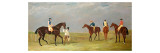 Preparing to Start for the Doncaster Gold Cup, 1825, with Mr. Whitaker's "Lottery" Giclee Print by John Frederick Herring Snr