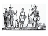 North American Indians, Pub. by Richard Phillips, 1806 Giclee Print by American School 
