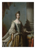Charlotte Sophia of Mecklenburg-Strelitz, 1762 Giclee Print by Allan Ramsay