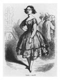 Coralie, Illustration from 'Les Illusions Perdues' by Honore De Balzac Giclee Print by French School 