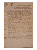Marriage Certificate of Wolfgang Amadeus Mozart and Constanze Weber, 1782 Giclee Print by Austrian School 
