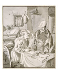 Two Men Discussing Money in an Office, 1672, Copied by Cornelis Ploos Van Amstel Giclee Print by Jan Havicksz. Steen