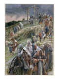 The People, Beholding the Things That Were Done, Smote their Breasts' reproduction procédé giclée par James Jacques Joseph Tissot