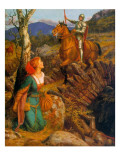 The Overthrowing of the Rusty Knight, C.1894-1908 Giclee Print by Arthur Hughes