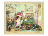 Mixing a Recipe for Corns, Published by G. Humphrey, London, December 4Th, 1822 Lámina giclée por George Cruikshank Mixing a Recipe for Corns, Published by G. Humphrey, London, December 4Th, 1822 Lámina giclée por George Cruikshank