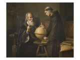 Galileo Galilei Demonstrating His New Astronomical Theories at the University of Padua Giclee Print by Felix Parra