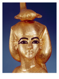 Detail of the Goddess Selket from the Canopic Shrine, from the Tomb of Tutankhamun Reproduction procédé giclée par Egyptian 18th Dynasty 