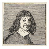 Rene Descartes, Copy by Boris Mestchersky Giclée-Druck von French School 