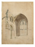 Melrose Abbey: the East Window, C.1770S Giclee Print by Thomas Girtin