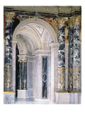 Interior of the Kunsthistorisches Museum in Vienna, Detail Depicting Archway Giclée-Druck von Gustav Klimt