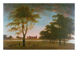 Osterley House and Park at Evening Giclee Print by William Hannan