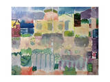 Garden in Saint-Germain, the European Quarter of Tunis, 1914 Reproduction procédé giclée par Paul Klee