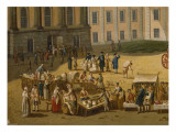 Market in the Alter Markt, Potsdam, 1772 Giclee-trykk av Carl Christian Baron Market in the Alter Markt, Potsdam, 1772 Giclee-trykk av Carl Christian Baron
