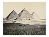The Pyramids of El-Geezeh from the South West, 1858 Giclee Print by Francis Frith
