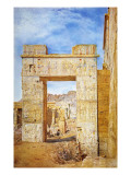 The Gateway of Philadelphus, Philae, Egypt, 1890 Giclee Print by Henry Roderick Newman