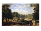 The Serpentine, Hyde Park, London, 1858 Giclee Print by Jasper Francis Cropsey