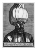 Suleiman the Magnificent, Engraved in Constantinople, 1559 Giclee Print by Melchior Lorck