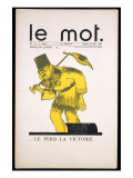 Front Cover of 'Le Mot, 23rd January 1915 Giclee Print by Iribe 