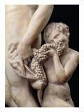 The Drunkenness of Bacchus, Detail of the Satyr, 1496-97 Giclee Print by Michelangelo Buonarroti 