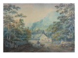 The Village of Rydal, Westmorland Giclee Print by Sawrey Gilpin