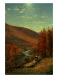 A Road Through Belvedere, Vermont Giclee Print by Thomas Worthington Whittredge