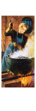 Madame Curie at Work in Her Laboratory Giclee Print by English School 
