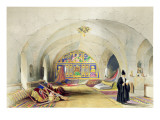 Room in an Armenian Convent, in Jerusalem Giclee Print by Burr 