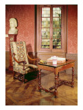 Interior of the Study of Honore De Balzac Giclee Print by French School 