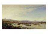 The Russian Army Crossing the Danube in June 1877, 1878 Giclee Print by Aleksei Petrovich Bogolyubov