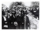 Group Portrait of Trade Unionists Giclee Print by English Photographer 
