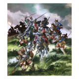 Cromwell, the Farmer Who Fought a King, 1963 Giclee Print by Ron Embleton