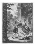 The First Kiss of Love, Volume I, Page 37 Giclee Print by Jean Michel Moreau The Younger