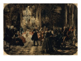 Sketch for the Flute Concert, 1852 Giclee Print by Adolph von Menzel