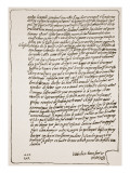 End of a Letter to Queen Elizabeth reproduction procédé giclée par English School 