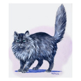 Persian Cat, from 'Treasure', 1966 Giclee Print by R. B. Davis