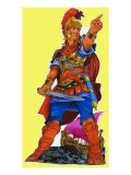 Roman Centurion, from 'Once Upon a Time', 1970 Impressão giclée por Richard Hook Roman Centurion, from 'Once Upon a Time', 1970 Impressão giclée por Richard Hook