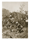 Advance of the British Force in the Ashanti Campaign, 1873 Reproduction procédé giclée par Richard Caton Woodville II