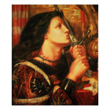 Joan of Arc Kissing the Sword of Deliverance, 1863 Giclee Print by Dante Gabriel Rossetti